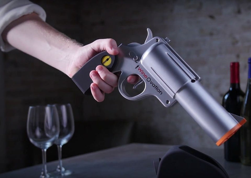 Electric Wine Opener Gun (Silver)