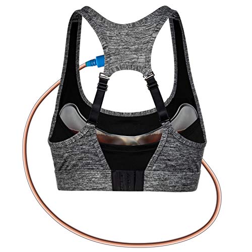 The Original WineRack Booze Bra Flask - Adjustable Design - Holds 25oz of Booze (Grey)