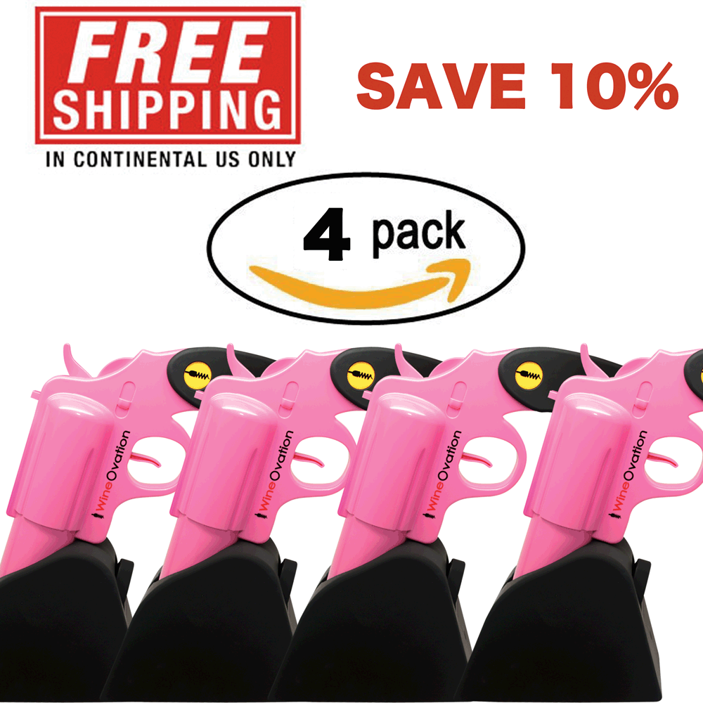 Wine Gun Pink - 4 Pack Special - Save 10%